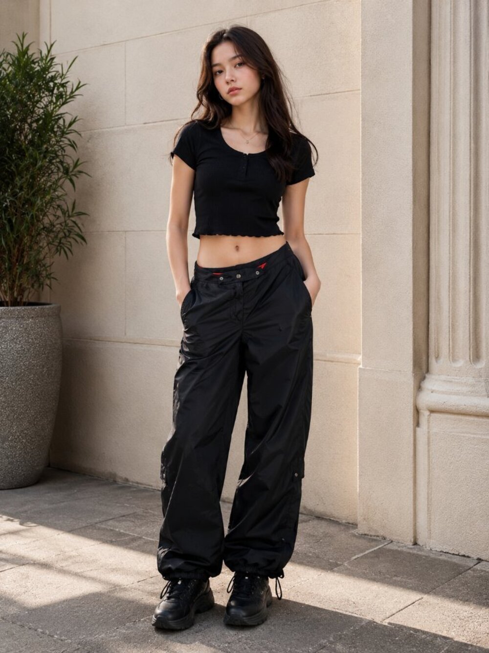 Prada‎ Black Waterproof Rain Pants